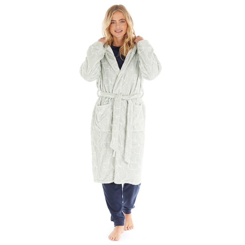 Neon Color Marble Women's Robe