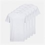 Claudio lot de 5 T-shirts Homme Blanc
