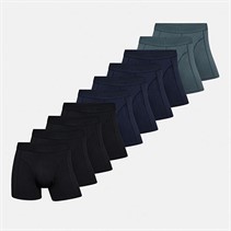 Claudio Heren Set van 10 Bamboe Boxers Meerdere Kleuren