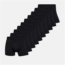 Claudio Heren Set van 10 Bamboe Boxers Zwart