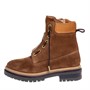 Copenhagen Shoes Damen Leder Pelz Stiefel 112 Cognac