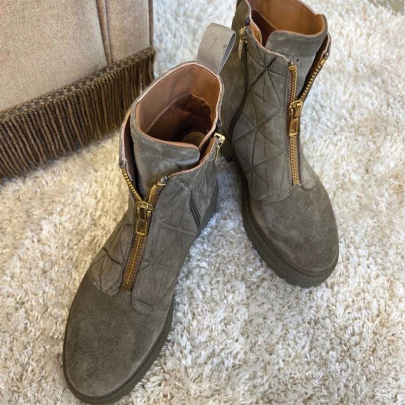 Copenhagen Shoes Dame Moonlight Mode støvler kakigrøn
