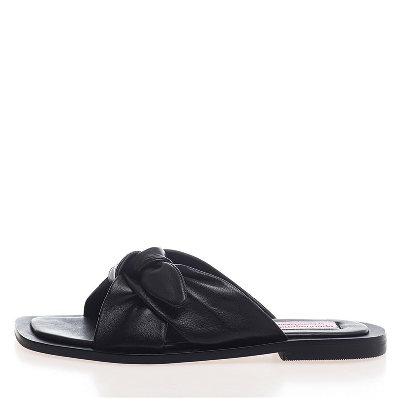 Copenhagen Shoes Sandaler i læder til kvinder af Josefine Valentin Millions 0001 Sort