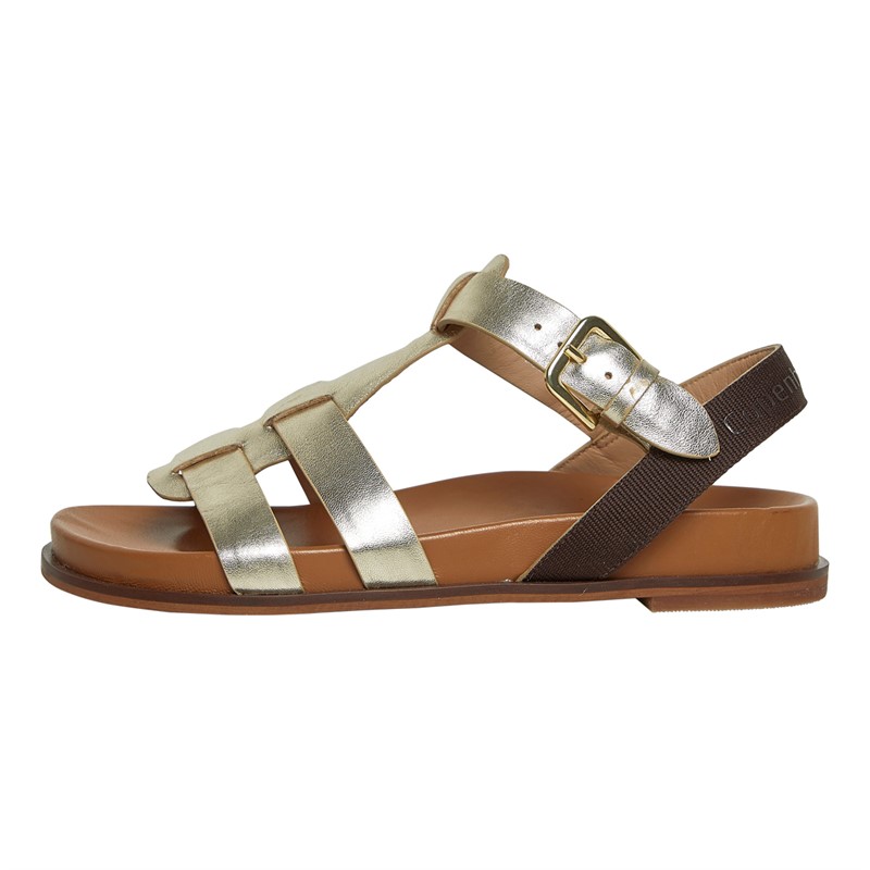 Copenhagen Shoes Sandaler til kvinder Memory Lane 005 Guld