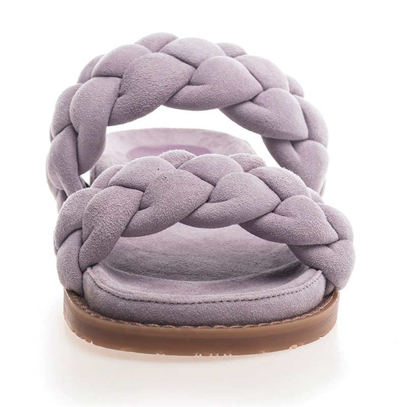 Copenhagen Shoes Damskie Fashionista Suede 22 Kapcie Fioletowy