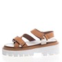 Copenhagen Shoes Sandales en cuir jungle Femme 063 sable