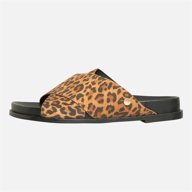 Copenhagen Shoes Stilige Leopard Sandaler til Kvinder 048 Brun Leopard