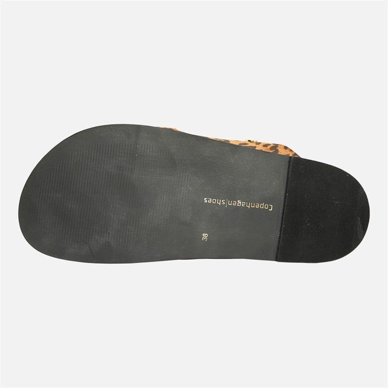 Copenhagen Shoes Stilige Leopard Sandaler til Kvinder 048 Brun Leopard