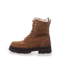 Copenhagen Shoes Meisjes Olivia Meisjes  Fur Suede Laarzen 0241 Cognac