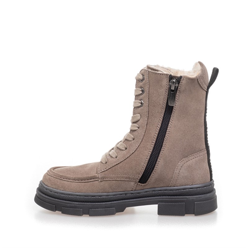 Copenhagen Shoes Bottines en Daim fourrées Olivia Girl Fille 003 Taupe