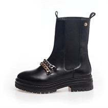 Copenhagen Shoes Dames I'm Here Boots 2210 Zwart/Goud/Zilver