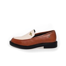 Copenhagen Shoes Damesschoenen Loafers Laten We Wandelen 214 Cognac/Nude