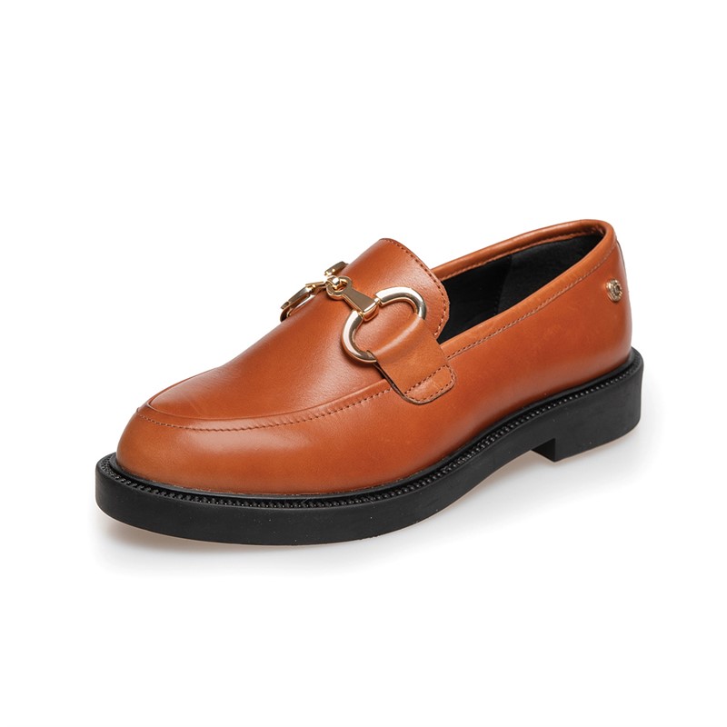 Copenhagen Shoes Dame Loafers Awake 0241 Cognac