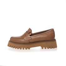 Copenhagen Shoes Dames Make Waves Lederen Loafers 0138 Camel