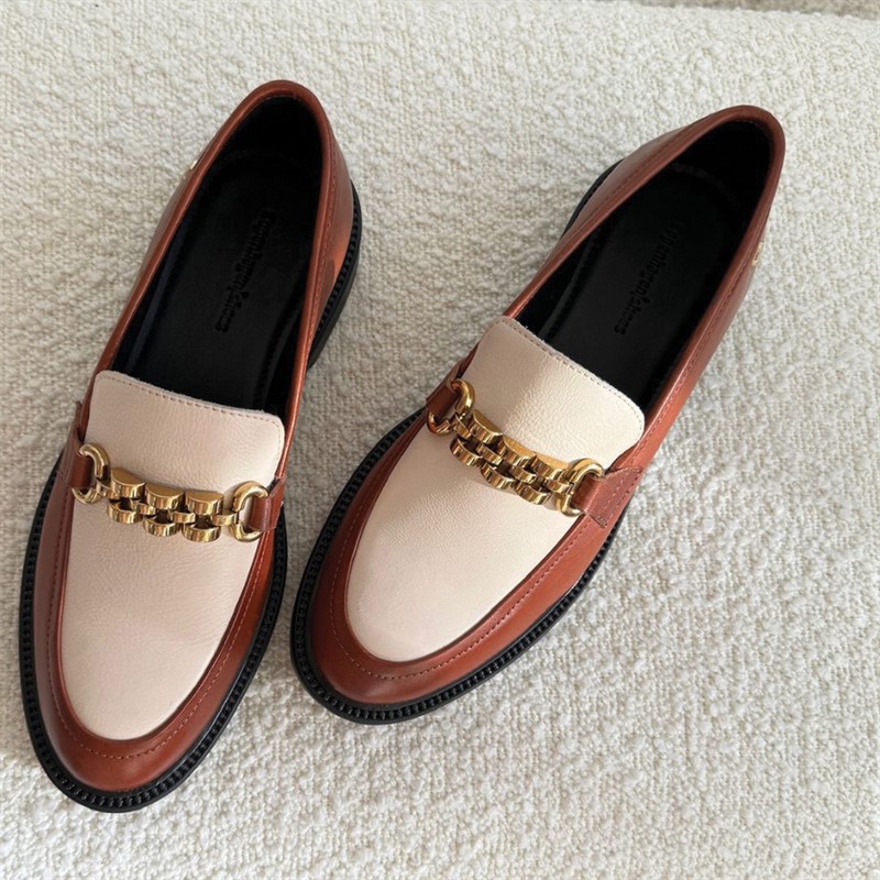 Copenhagen Shoes Feel loafers dla niej kolor Cognac/Nude