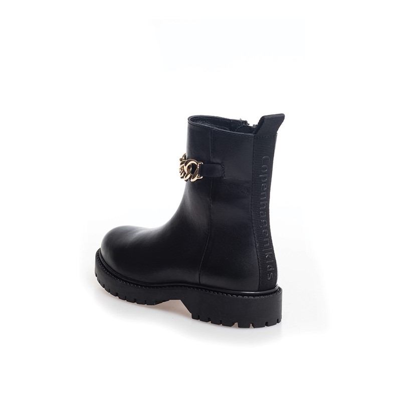 Copenhagen Shoes Bottes Fille à fleurs et yeux noires 0001