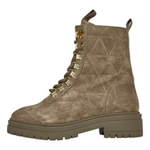 Copenhagen Shoes Dames My Meisjes  Suède Laarzen 1203 Donker Taupe