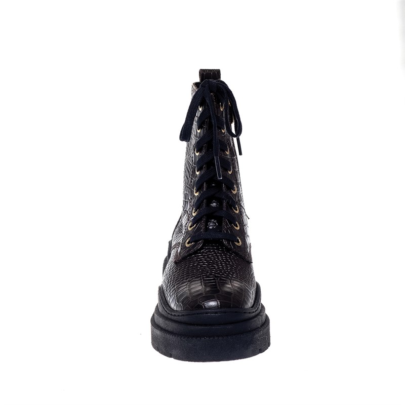 Copenhagen Shoes Dames Laarzen door Josefine Valentin 001 Zwart