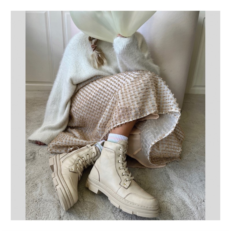 Copenhagen Shoes Kopenhagen Mädchen Girls Mimi Stiefel 0002 Beige