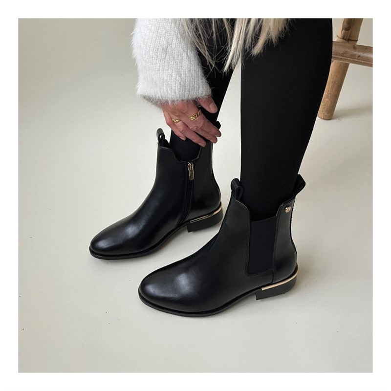 Copenhagen Shoes Damen Ollie Chelsea Stiefel 002 Schwarz
