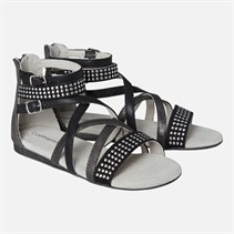 Copenhagen Shoes Mädchen Mathilde Sandalen Schwarz