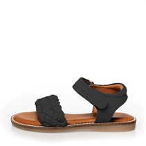 Copenhagen Shoes Piger Sølv Nubuck Sandaler 0001 Sort