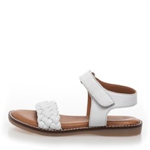 Copenhagen Shoes Sandalen aus silbernem Leder Mädchen 0061 Weiß