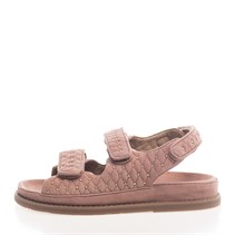 Copenhagen buty 0300 sandały z ćwiekami ze skóry zamszowej dla niej kolor Papaya