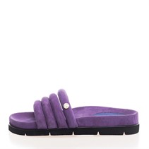 Copenhagen Shoes Slidere i ruskind til kvinder Leafs 154 Lilac