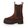 Copenhagen Shoes Damen Going Suede Copenhagen Stiefel 0035 Dunkelbraun (Coffee Bean)