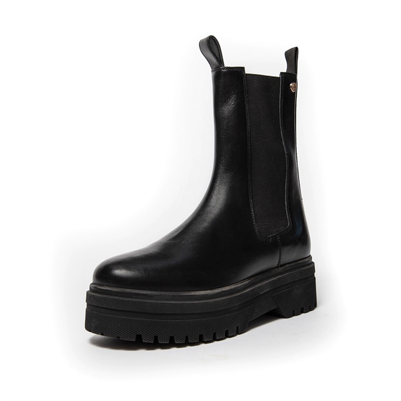 Copenhagen Shoes Damen Going Leder Copenhagen Stiefel 001 Schwarz