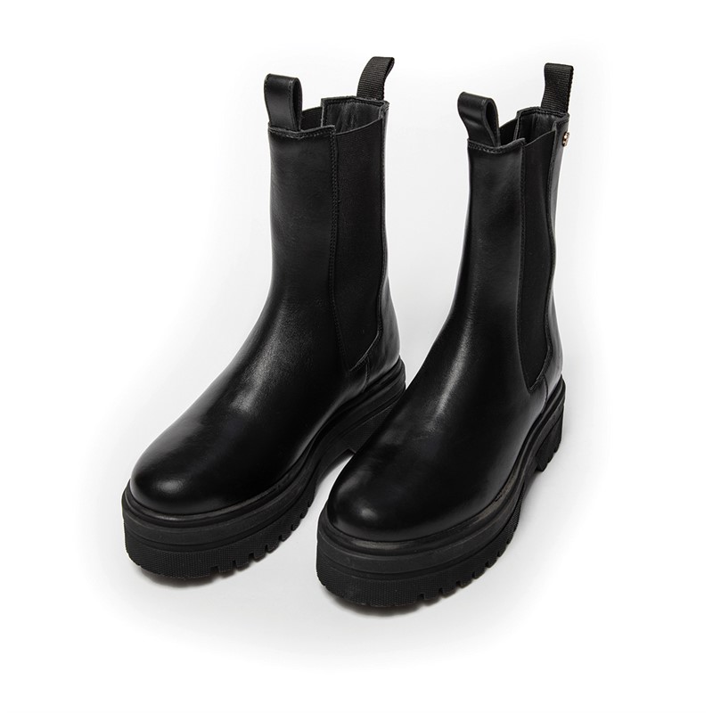 Copenhagen Shoes Damen Going Leder Copenhagen Stiefel 001 Schwarz