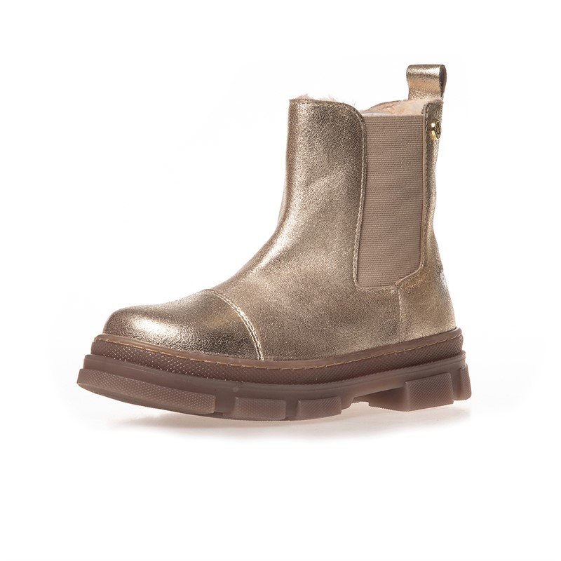 Copenhagen Shoes Mädchen Gut Aussehende Niedrige Stiefel 012 Gold Metallic