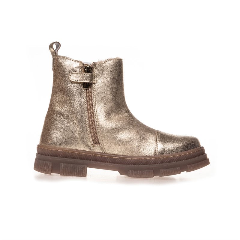 Copenhagen Shoes Mädchen Gut Aussehende Niedrige Stiefel 012 Gold Metallic