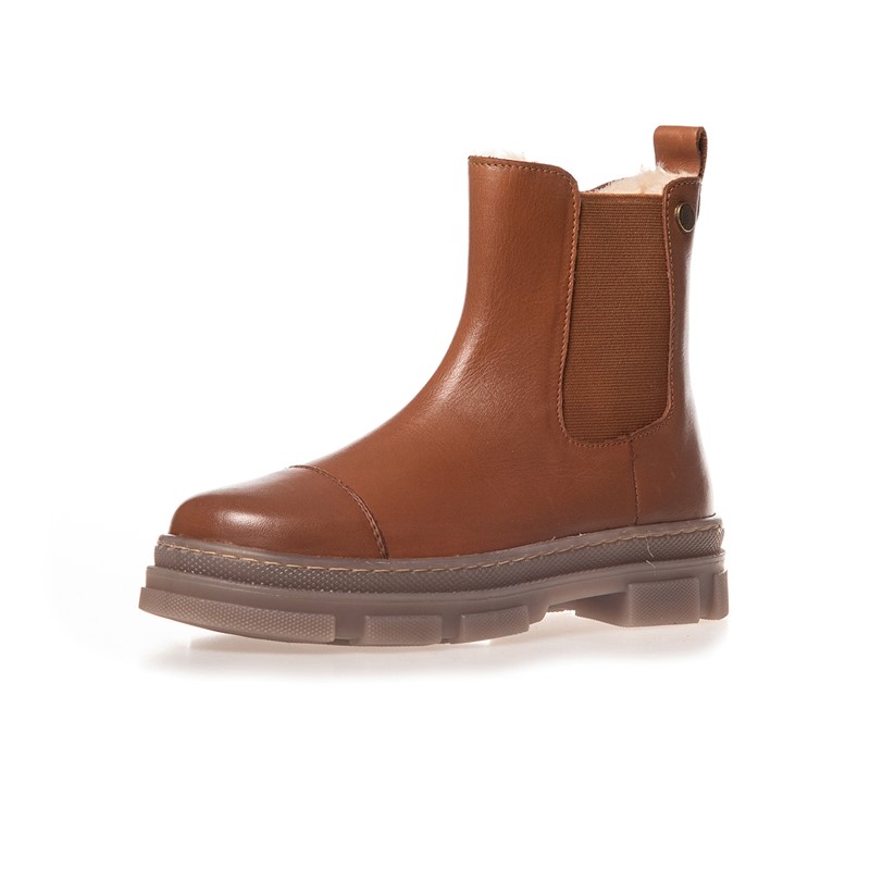 Copenhagen Shoes Mädchen Gut Aussehende Niedrige Stiefel 112 Cognac