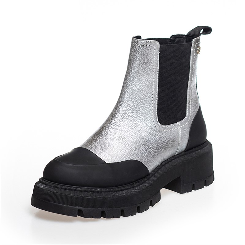 Copenhagen Shoes Damen Sally Mädchen 23 niedrige Stiefel 0050 Silber