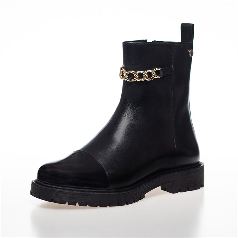 Copenhagen Shoes Damen Neue Blumen Augen Stiefel 0001 Schwarz