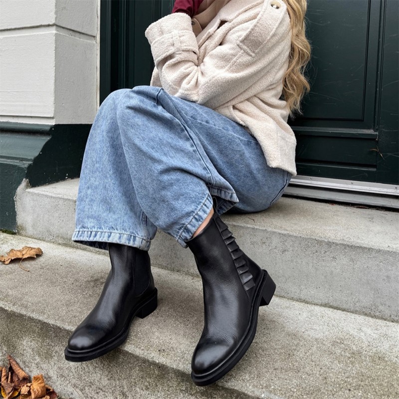 Copenhagen Shoes Damen Die Mode Liebe Stiefel 0001 Black