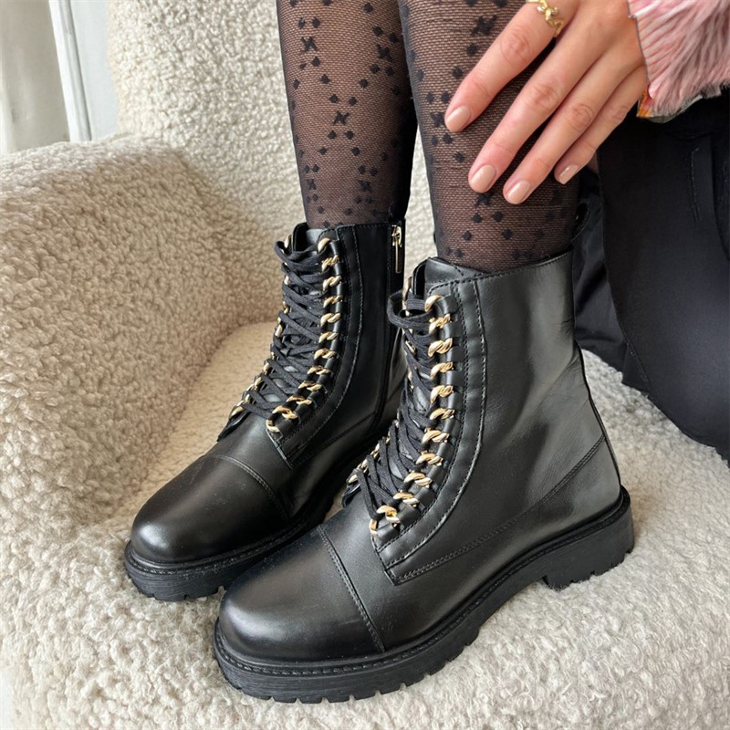 Copenhagen Shoes Damen Rock 22 Stiefel 039 Black Gold