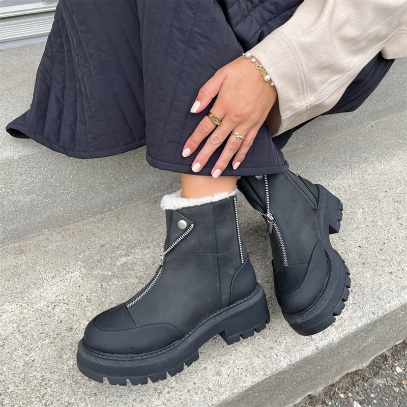 Copenhagen Shoes Damen Es Ist Nur Ein Schneetag Stiefel 0001 Black