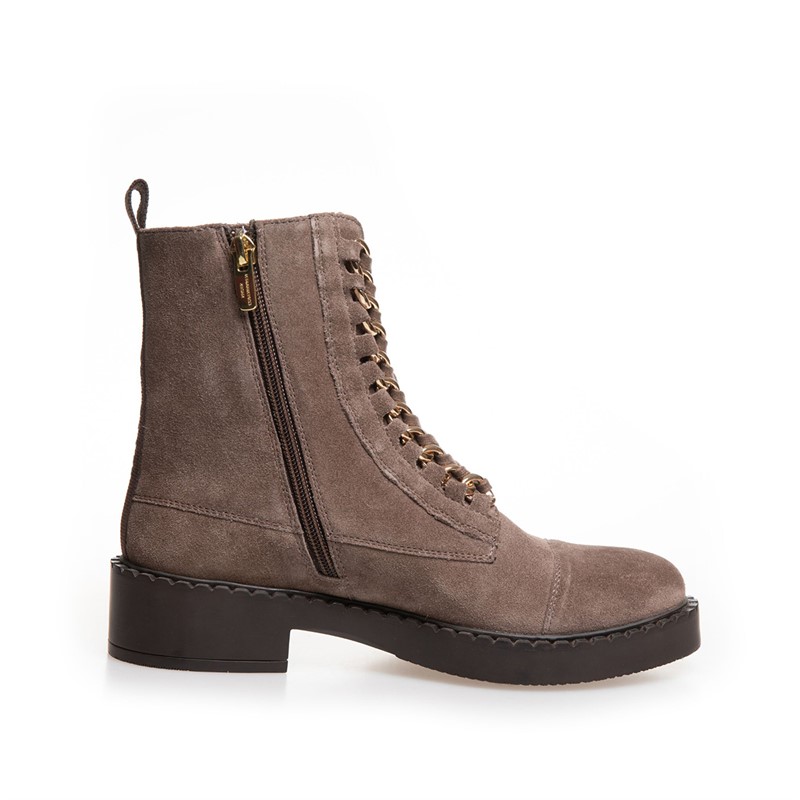 Copenhagen Shoes Damen New Rock Wildleder Stiefel 2827 Smoke