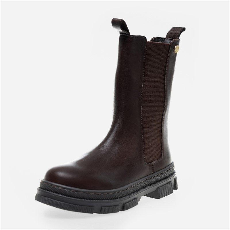 Copenhagen Shoes Girls Everyday Girl Boots 847 Dark Brown