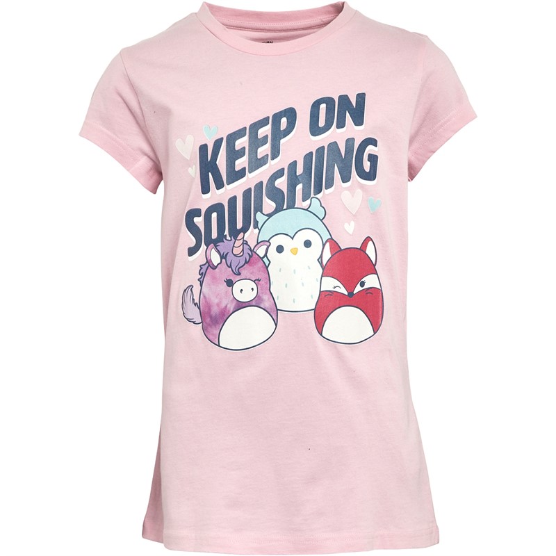 Squishmallows Piger T-shirts Lyserød
