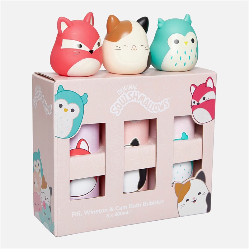 Squishmallows Kids Bubble Bath Gift Set Multi