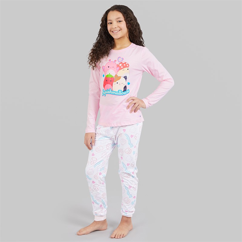 Squishmallows Pyjama Set Fille Ballerina/Blanc