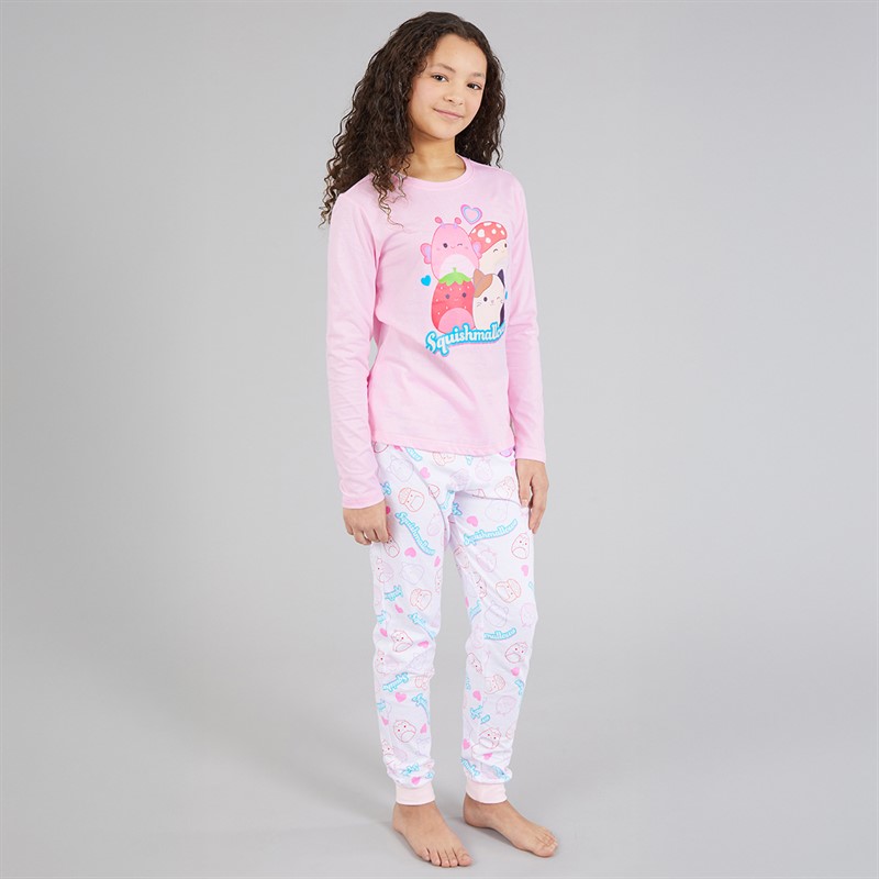 Squishmallows Pyjama Set Fille Ballerina/Blanc
