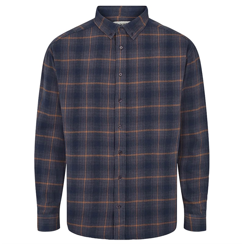Legends Herre Langærmet shirts Marineblå Ternet