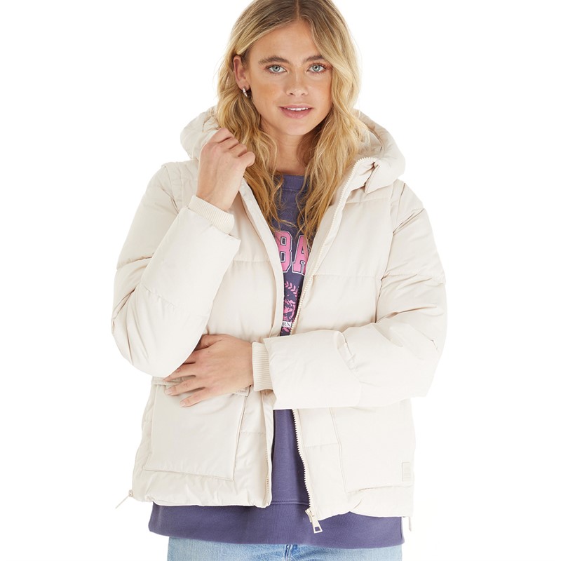 Diverse Vestes Puffa Moyrenna Femme Ecru