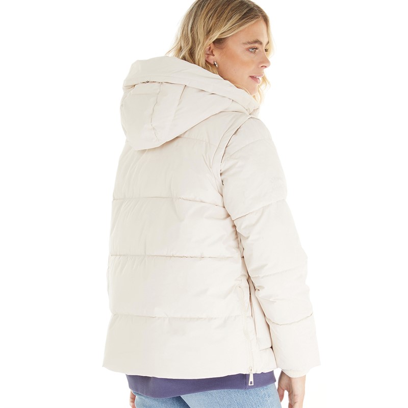 Diverse Vestes Puffa Moyrenna Femme Ecru