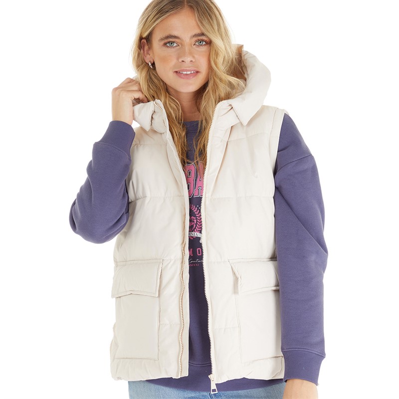 Diverse Vestes Puffa Moyrenna Femme Ecru